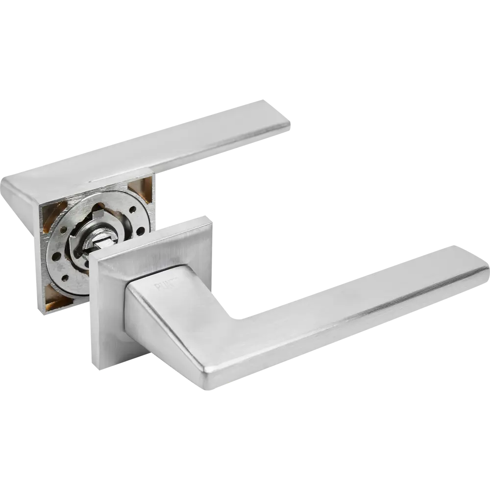 Дверные ручки PUNTO Bright для межкомнатных дверей в матовом хроме 85203184 STLM-0059845