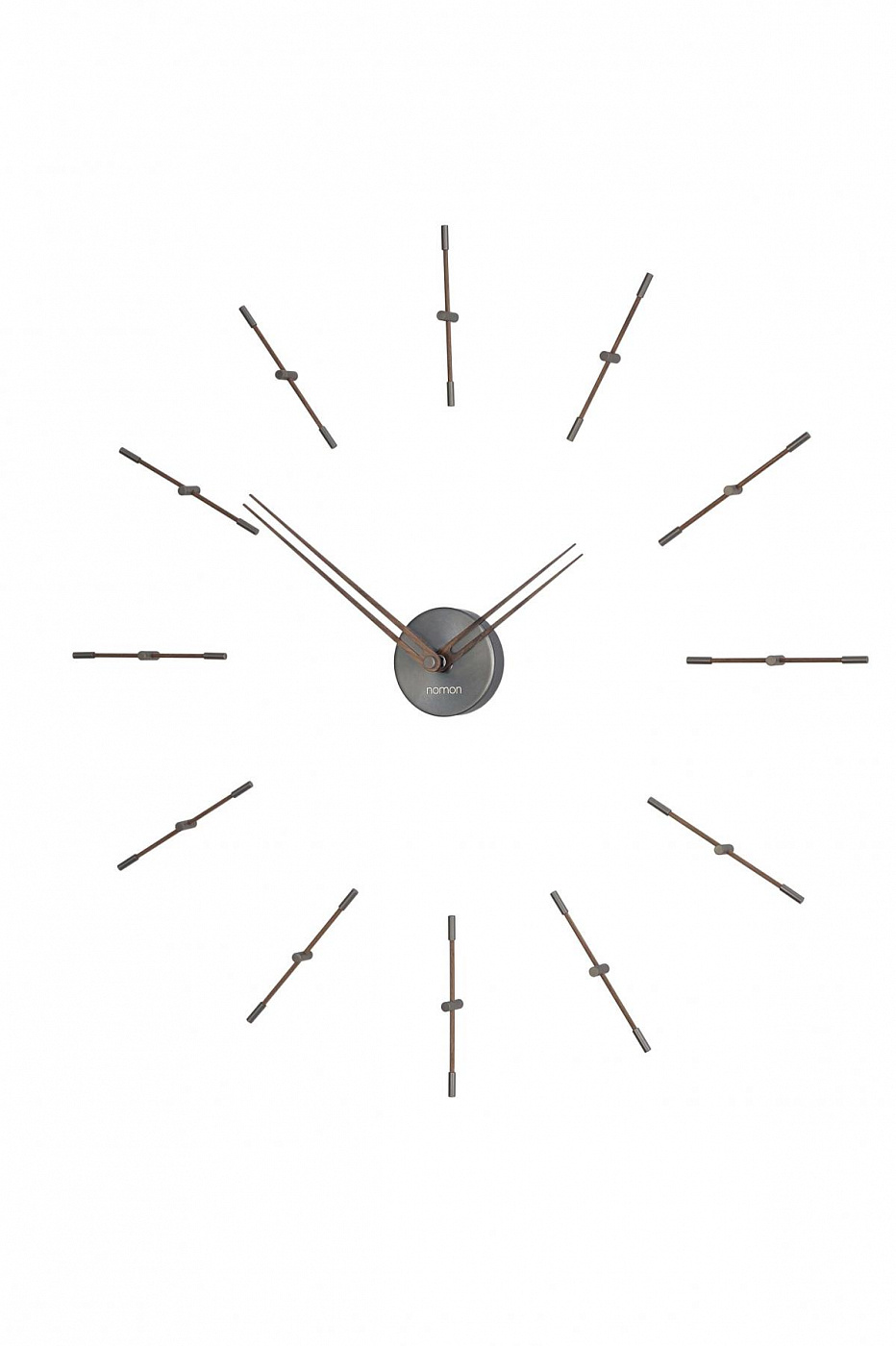 095590 Часы Mini T 12 графитовая сталь-орех Nomon Merlin 