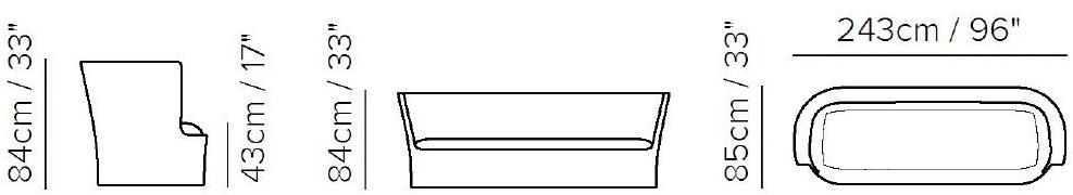 Natuzzi Диван из ткани Cape sun-id-1423836 - Вид №3