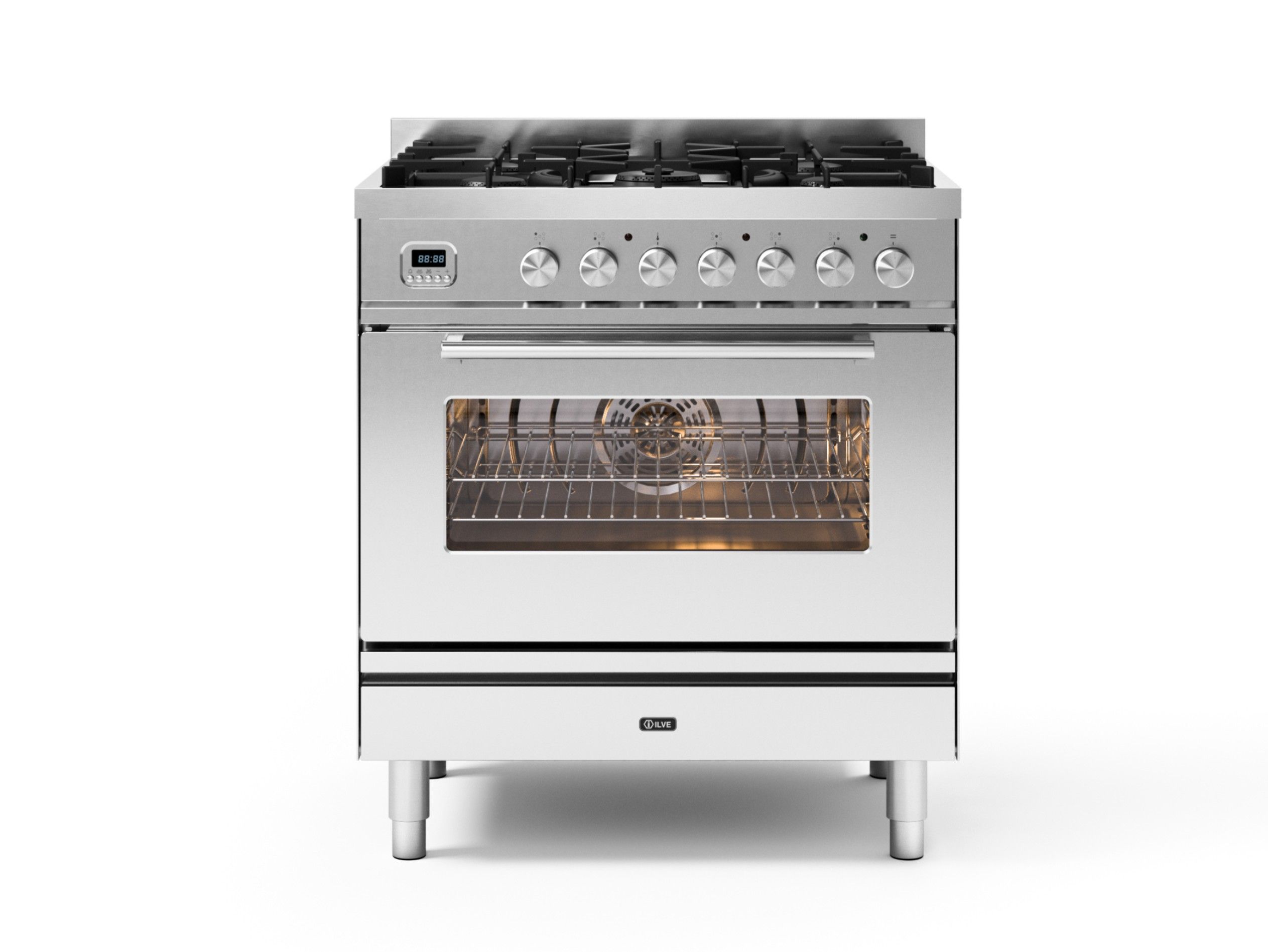 Отдельно стоящая кухня из нержавеющей стали Ilve Professional Plus ARCH-00014222 - Вид №1