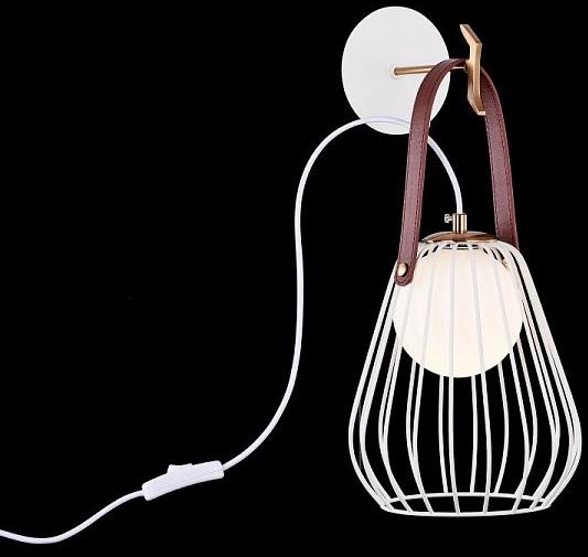 MAYTONI Настенный светильник из кожи Indiana Mod544wl - Вид №4