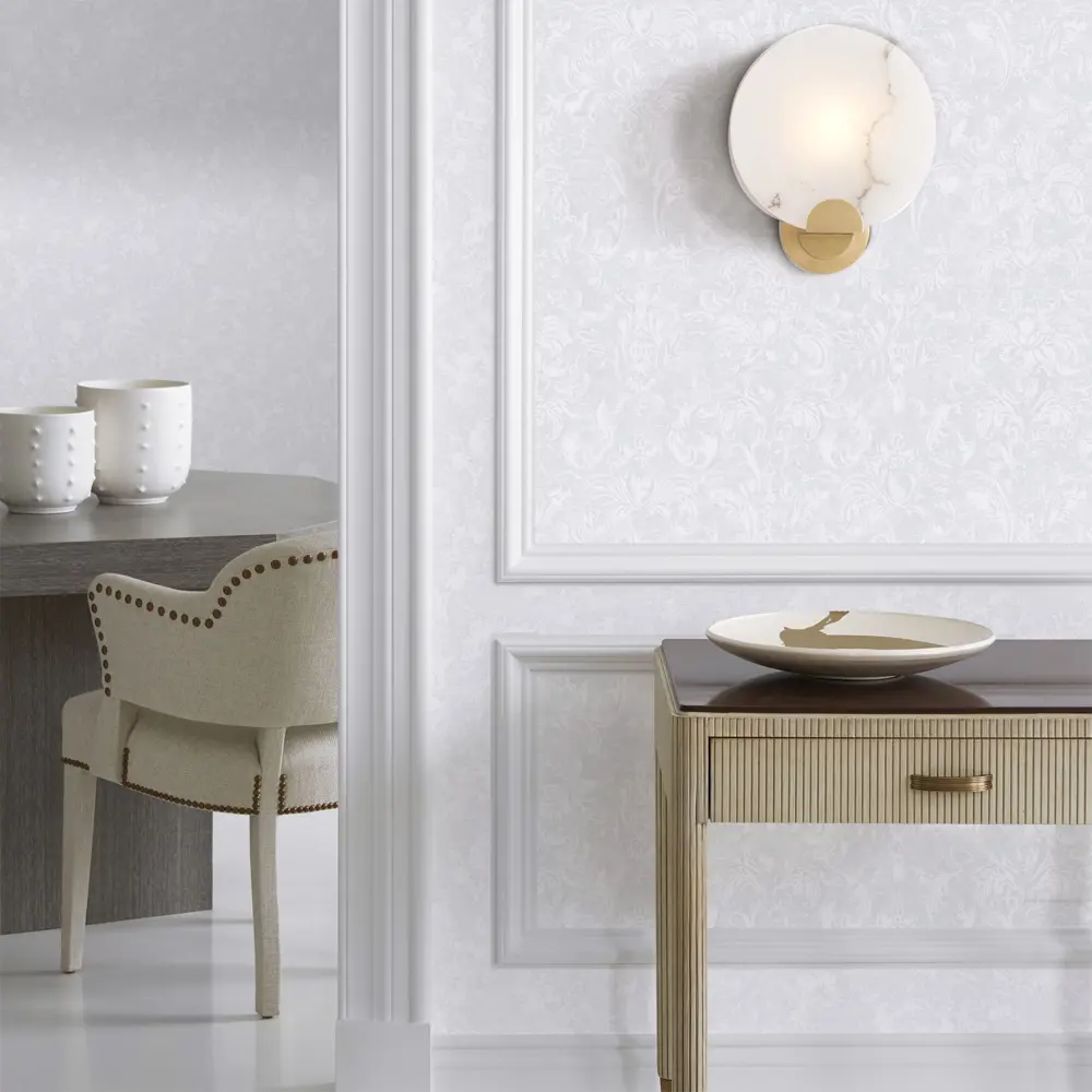 Обои флизелиновые Erismann Frederica белые 1.06 м 61012-03 STLM-2092439 - Вид №4