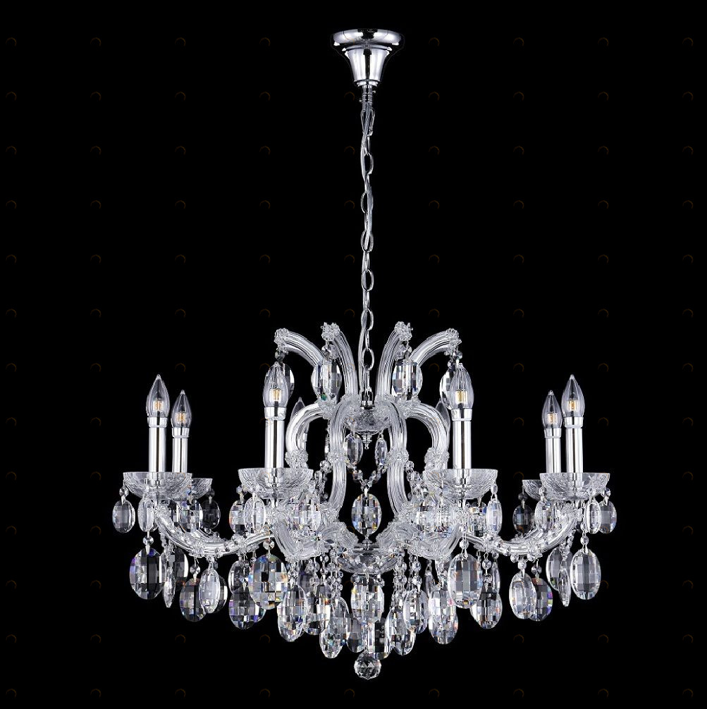 Подвесная люстра Crystal Lux Hollywood SP8 Chrome CRYSTAL LUX ДИЗАЙНЕРСКИЕ, HOLLYWOOD CHROME 059120 Хром 