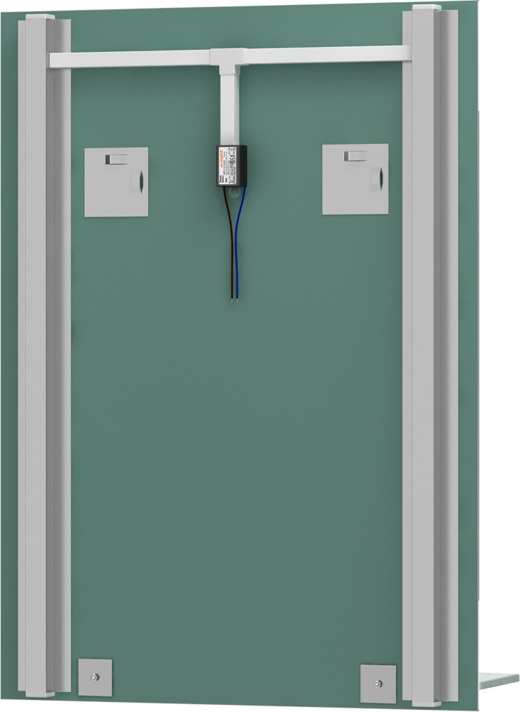 BY 2163 Зеркало с полочкой 70 cm с 2-мя встроенными LED-светильниками 11 W EVOFORM Ledline-S - Вид №2