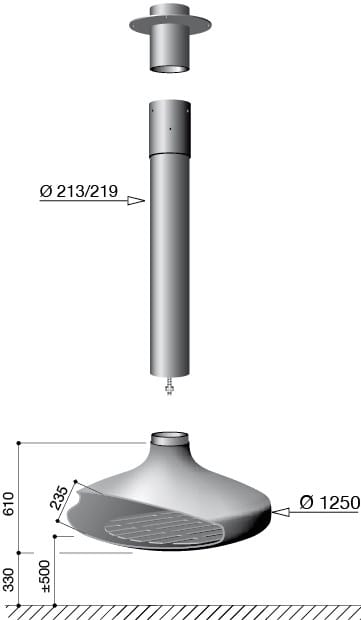 Открытый подвесной камин Focus creation Gyrofocus ARCH-00056006 - Вид №3