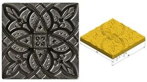 Вставка никель Zodiac 7,5х7,5 (16 шт) kavarti(мая 3 декада)