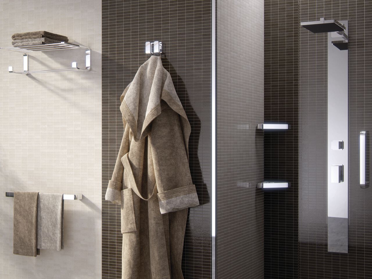 Металлический двойной халат GEDY ARCH-00152709 - Вид №2