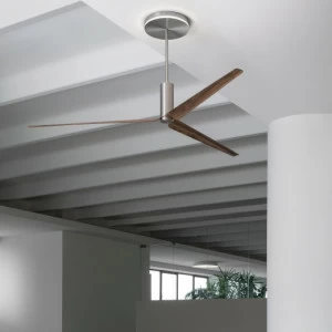 Потолочный вентилятор из нержавеющей стали AISI 316L, с деревянными и углеродным волокном лезвиями, из натурального дерева сущности или лакируют. Встроенная светодиодная подсветка, пульт ДУ в комплекте  ARC02 CEADESIGN