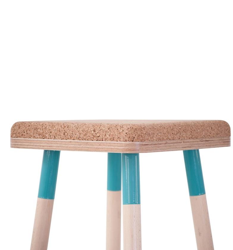 Askia Табурет из пробки с подставкой для ног Marco sun-id-1481458 - Вид №6