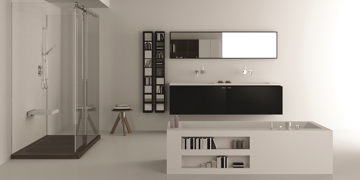 Design Ванна из Corian 1800x900x500 Box Tub 4 белая MOMA Design BT03085048 - Вид №1