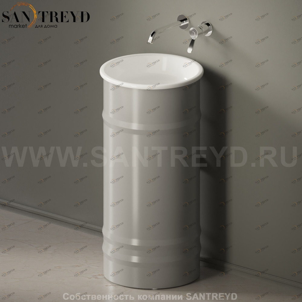 ACER0798MZL Напольная раковина стоящая круглая Agape 