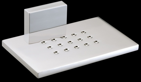 QU125 Мыльница в ванную, подвесная, латунная bagno&associati QUATTRO