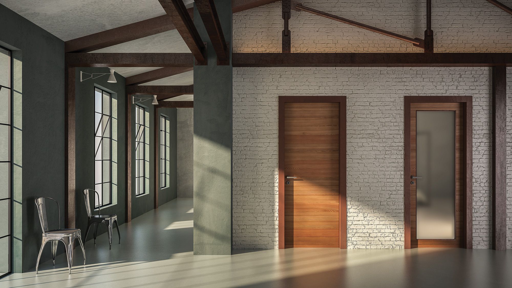 Распашная дверь из лиственницы FBP Адель ARCH-00134340