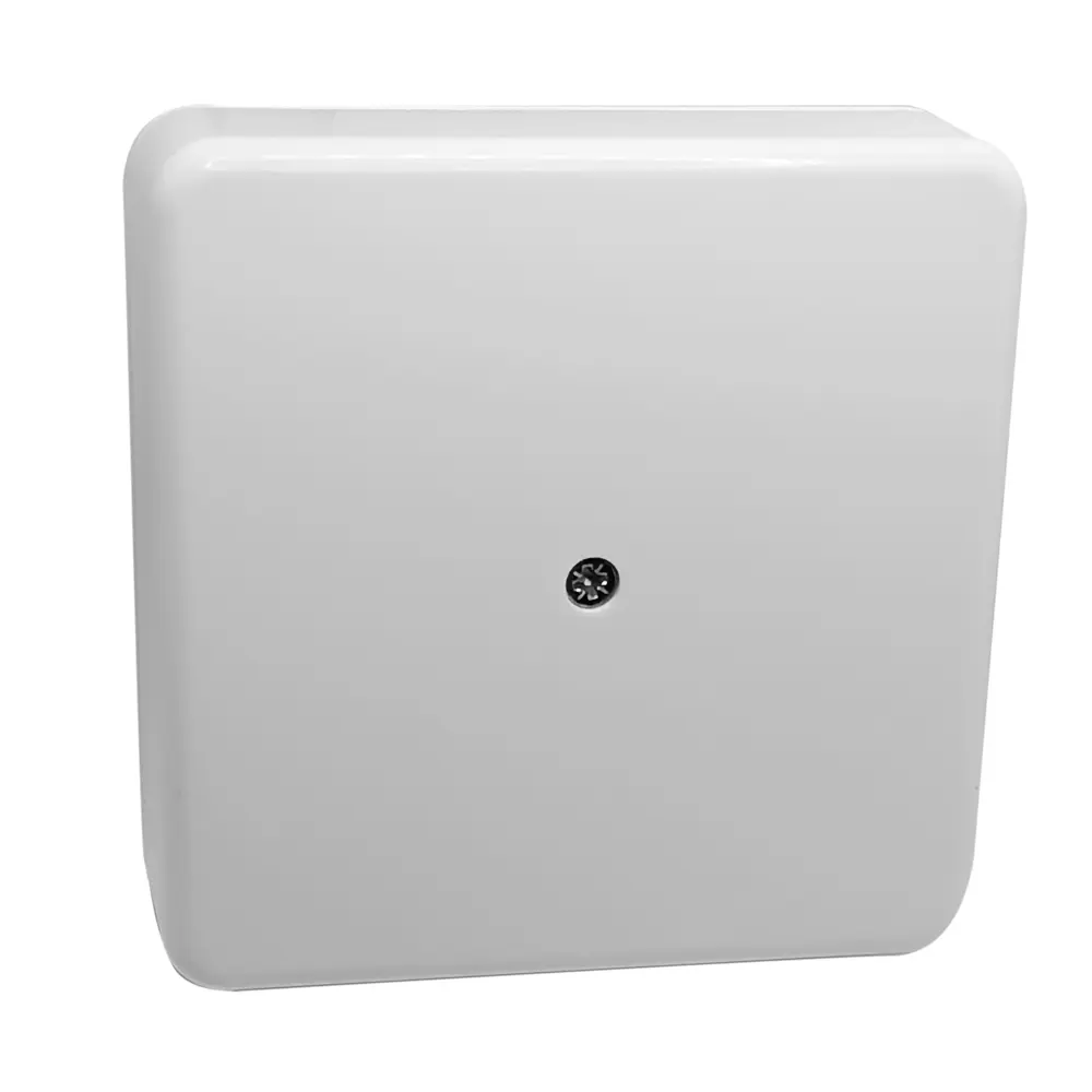 Распределительная коробка открытая Mirkl 75x75x20 мм 2 ввода цвет белый STLM-2190880 - Вид №1