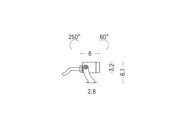 Алюминиевый регулируемый светодиодный наружный прожектор [LND] общие ARCH-00030713 - Вид №11