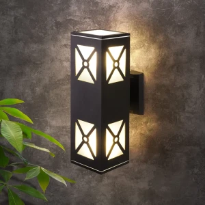 Светильник уличный настенный Elektrostandard Techno 1405 2xE27x60W IP54 цвет черный