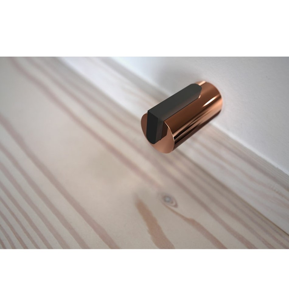 FROST Дверной упор 1, 55мм » медь / черный. Нержавеющая сталь Медь N1931-C  - Вид №4