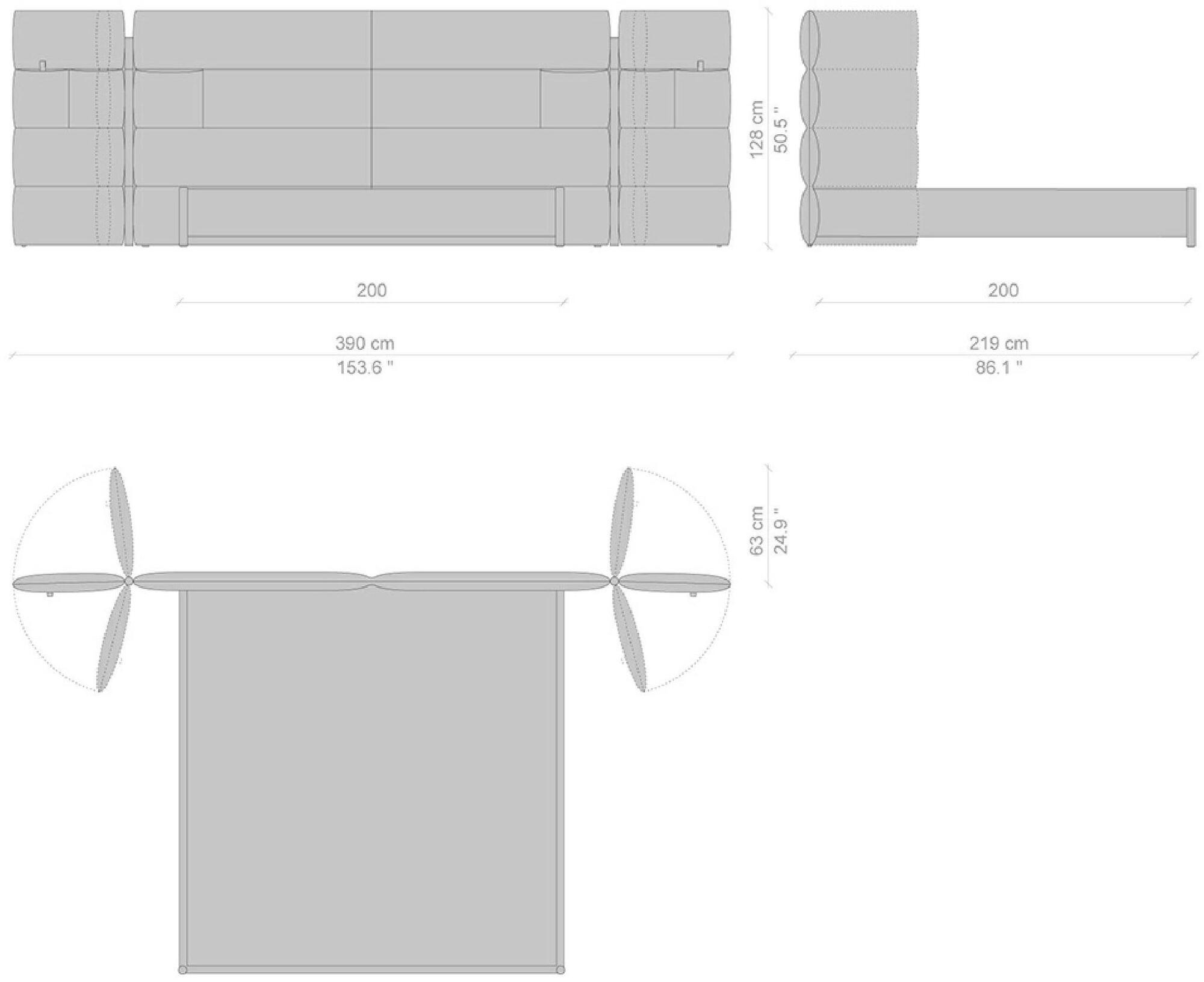 Cassina Кровать с мягким изголовьем Bio-mbo sun-id-1462838 - Вид №20