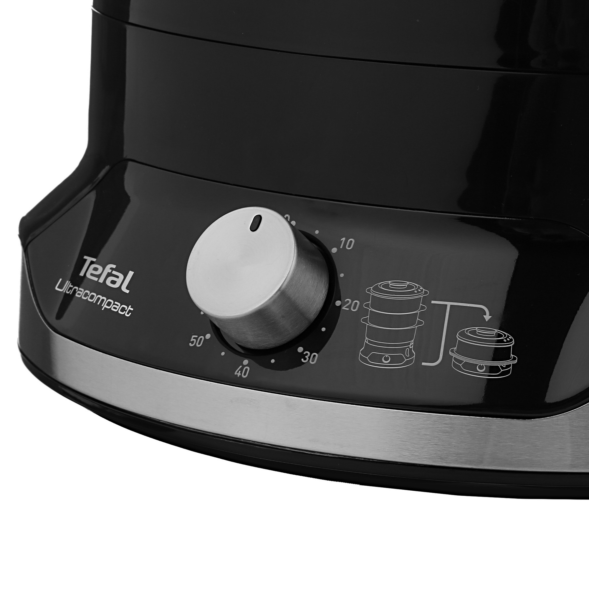 5334989 Пароварка Tefal Ultra Compact VC204810 белый STDN-0037537 - Вид №3