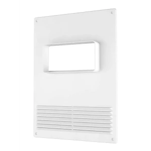 Вентиляционная решетка с горизонтальным фланцем Fonet 180x250 мм пластик цвет белый