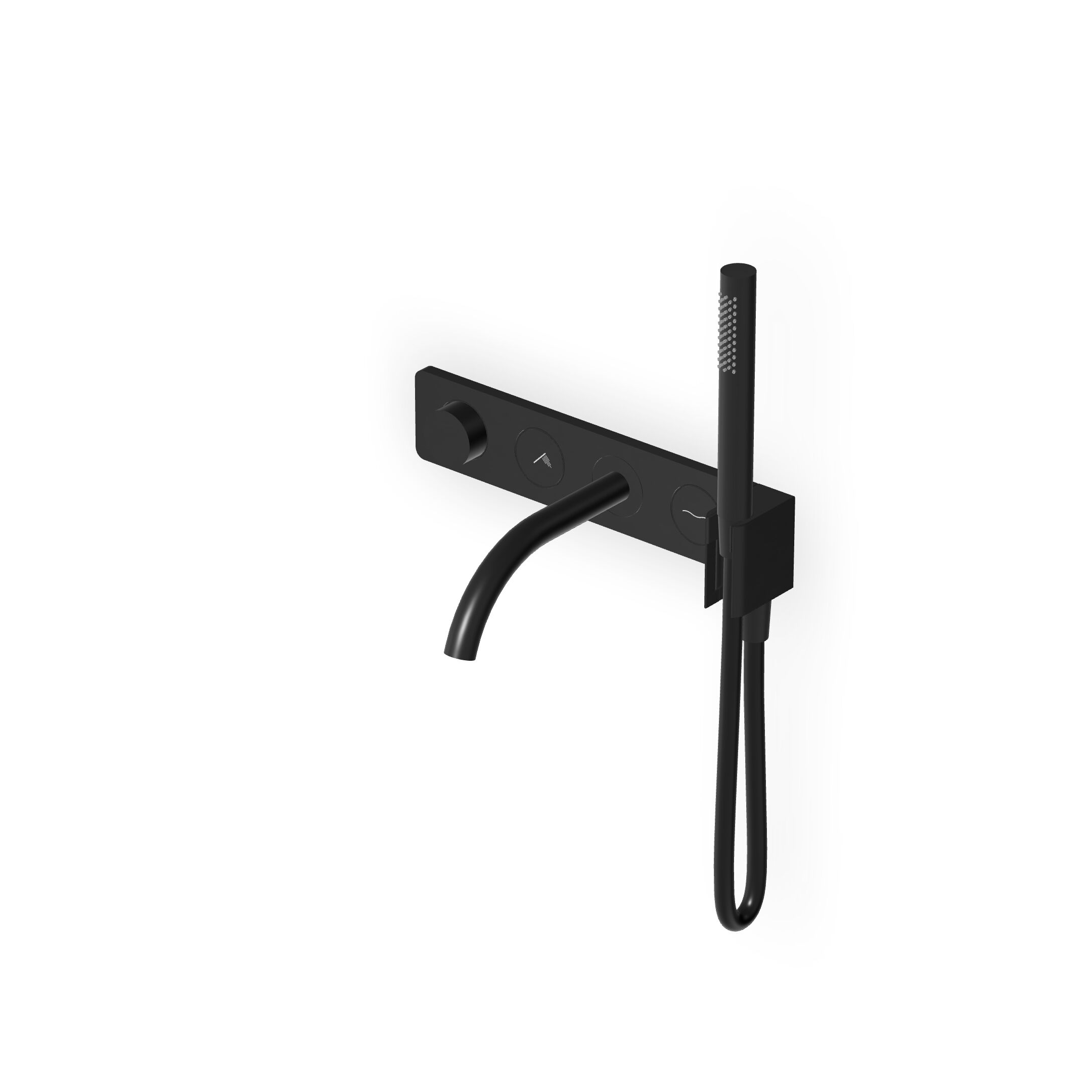 Термостатический смеситель для душа с 5 отверстиями и ручным душем Zucchetti Hoop ARCH-00129300 - Вид №3