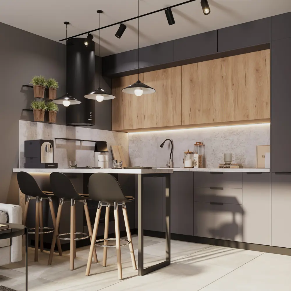 Карниз для кухонного шкафа DELINIA ID Верея 200x4 см светлое дерево 86922593 STLM-0868779 - Вид №6