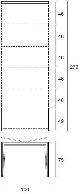 Pacini & Cappellini Выдвижная прямоугольная консоль  5423  - Вид №3