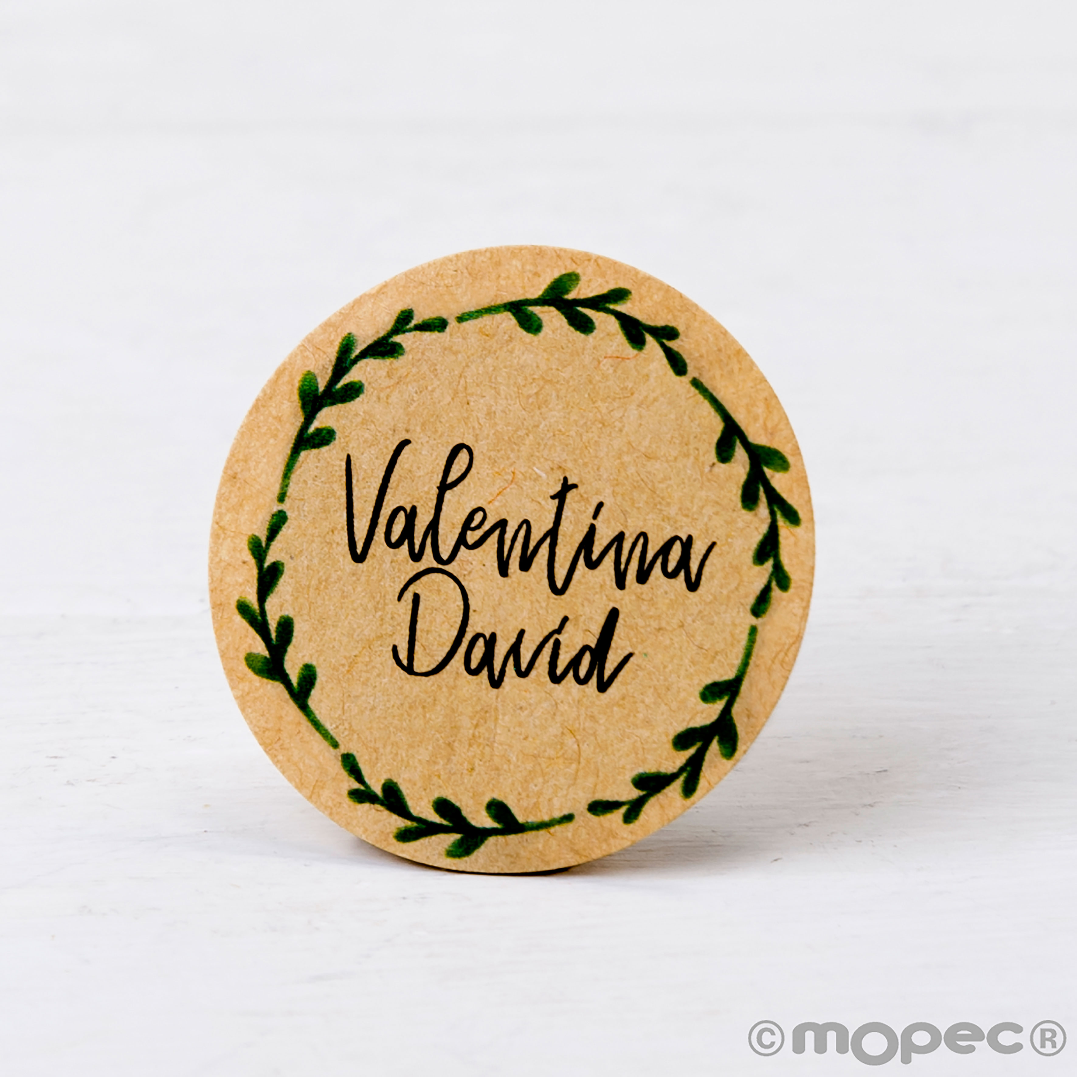 X443 PERS. 36 Индивидуальные крафт-стикеры 'филиалы короны' Dekoraniaevents Bodas 