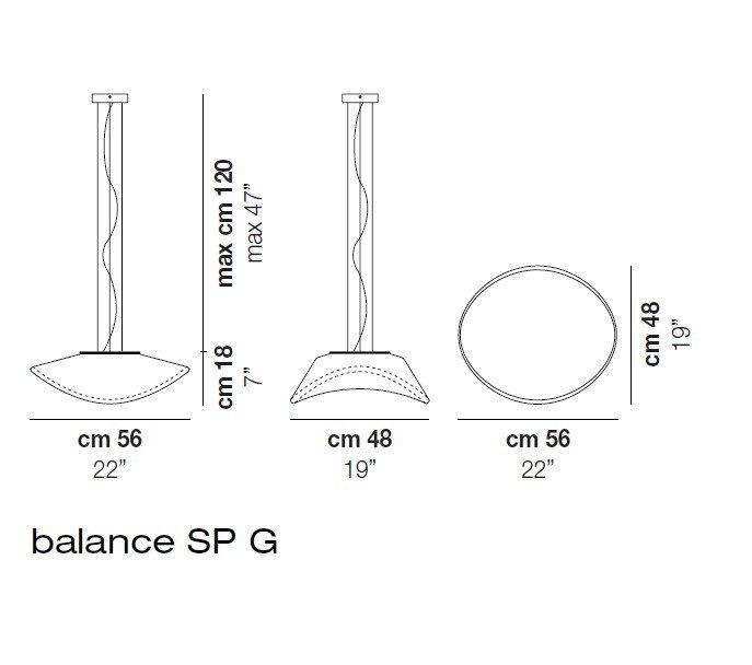 Подвесной светильник SP BALANCE GRANDE BIANCO от Vistosi VISTOSI ДИЗАЙНЕРСКИЕ 243385 Белый  - Вид №2