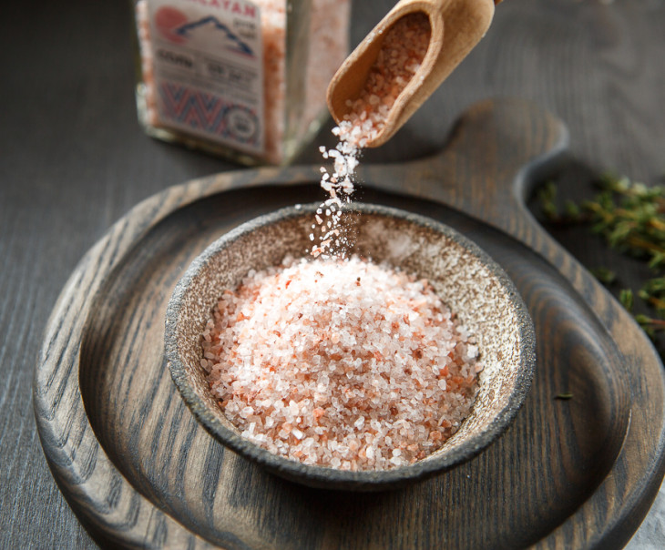 8188 Соль розовая гималайская (средний помол) Вкусляндия  - Вид №1