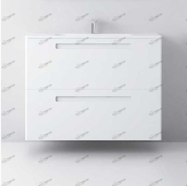 Avila Dos Тумба с раковиной M2 100 (2 ящика, высота 75) Color 70 Paris Essentials 27014100120093N70