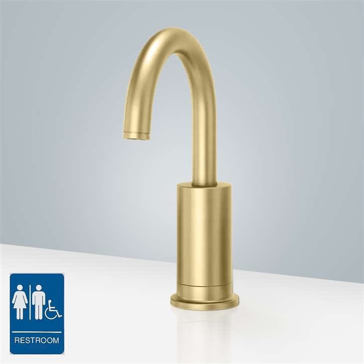 Инфракрасный смеситель для раковины из латуни Fontana Showers FS-1098-BG ARCH-00118795