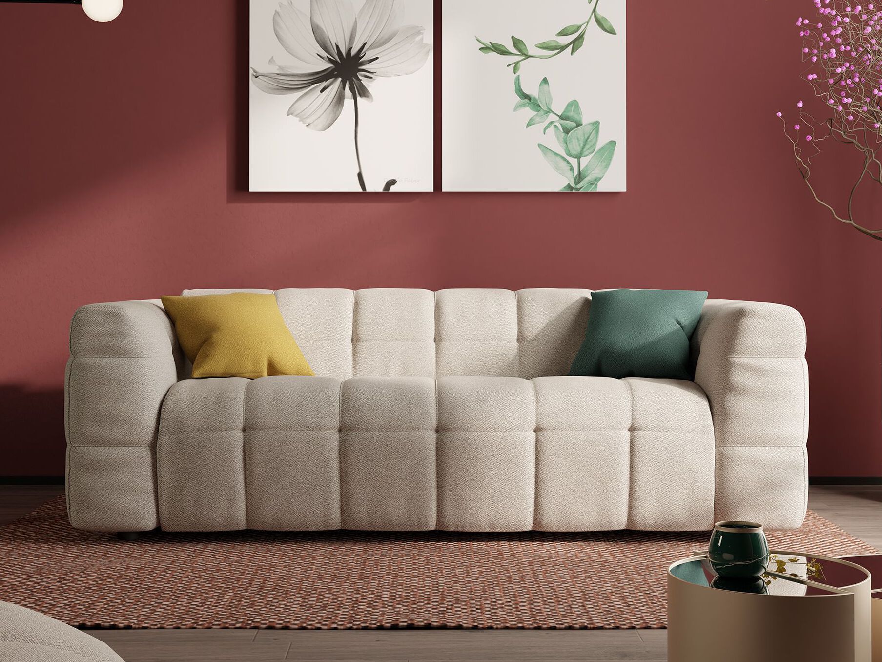 Ткань раскладной диван-кровать Divani.Store TENDER ARCH-00067910