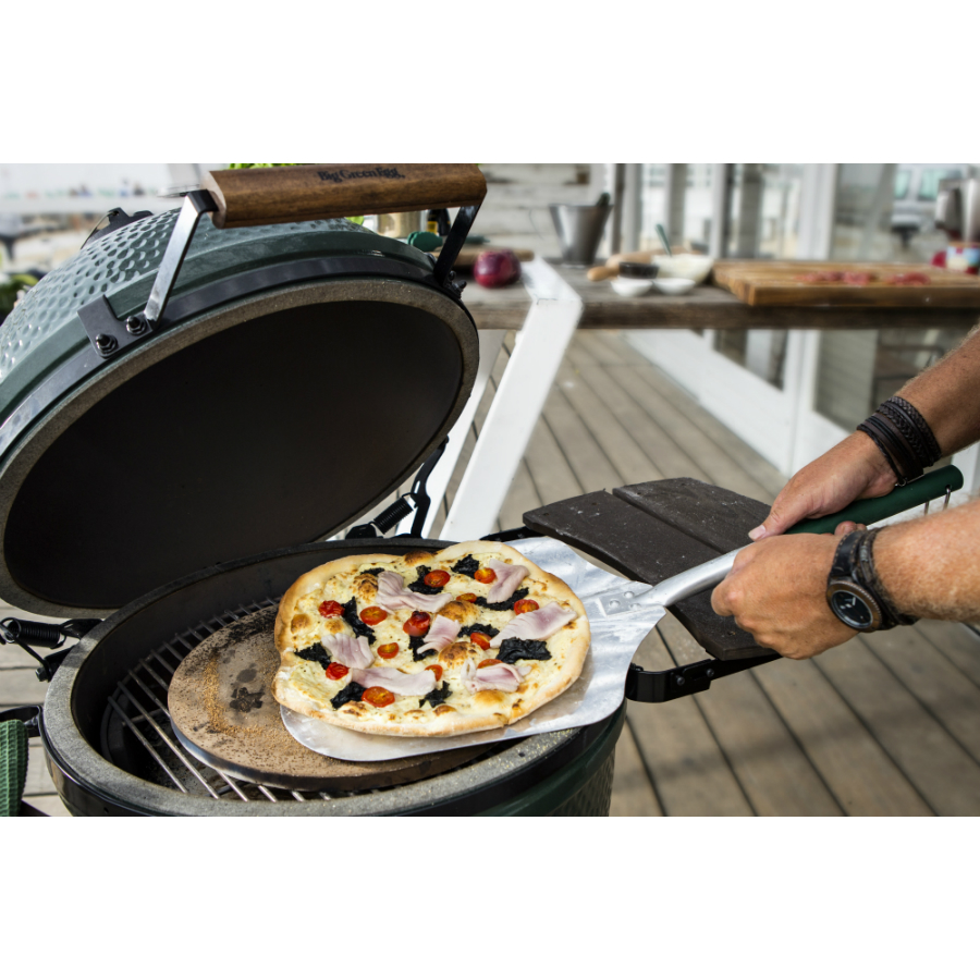 Лопатка для пиццы Big Green Egg алюминиевая, зеленая ручка 118967 - Вид №2