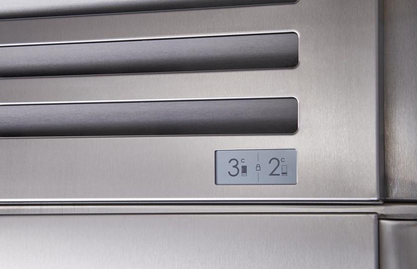 Sub-Zero Холодильник из нержавеющей стали со стеклянной дверцей класса а + Pro 48 Icbpro4850g  - Вид №11