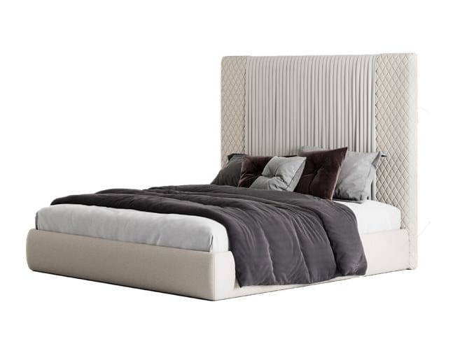 Двуспальная кровать из ткани с мягким изголовьем CASA +39 Луна ARCH-00078487