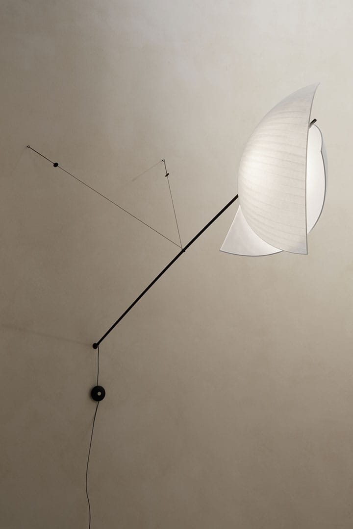 Японский бумажный светодиодный настенный светильник LedsC4 Voiles ARCH-00086768 - Вид №3