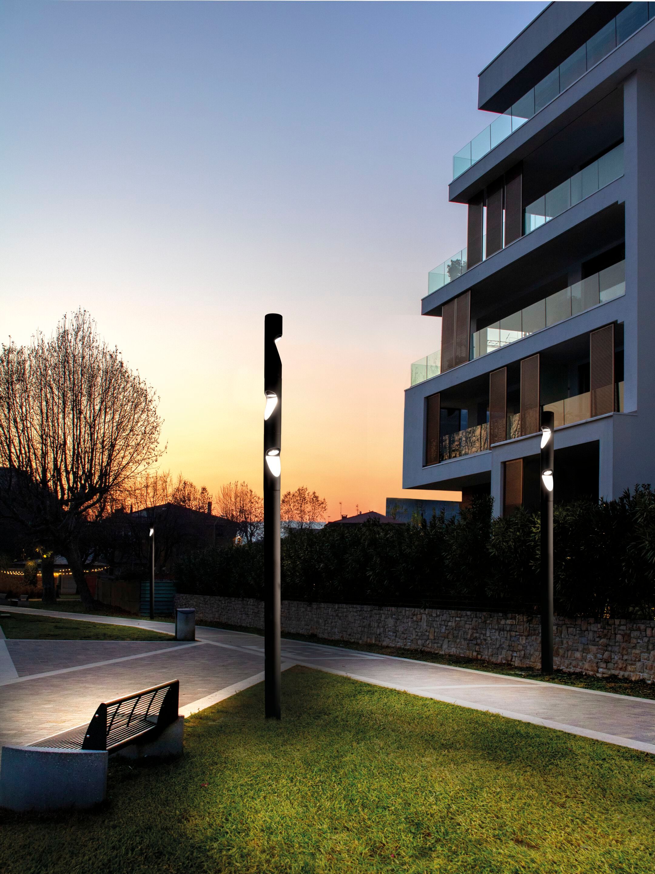 Литой алюминиевый светодиодный уличный фонарь SIMES Minishift ARCH-00072571 - Вид №2