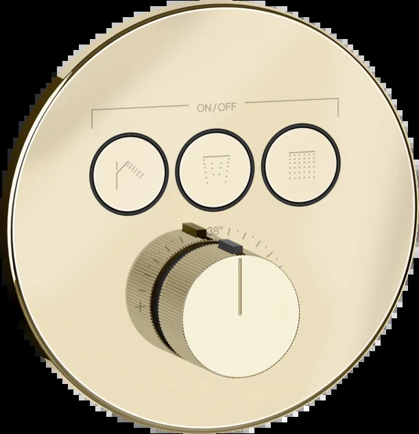 Смеситель для душа 38716 710 Gessi Hi-fi ЛАТУНЬ PVD