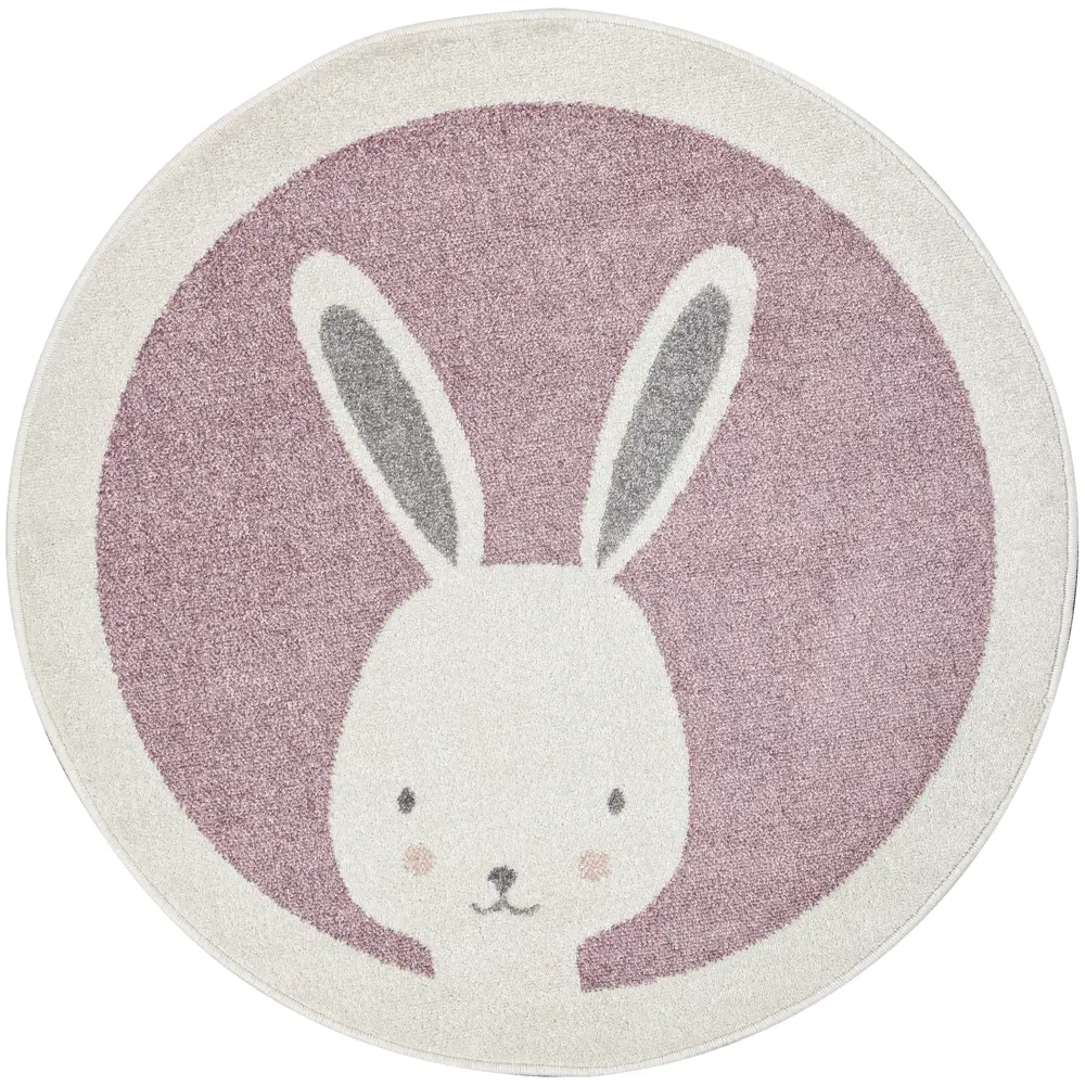 Ковер Santreyd Призма круглый розовый для детской комнаты 89376442 STLM-1038819 - Вид №1