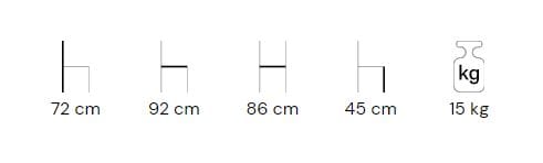 Мягкое тканевое садовое кресло с подлокотниками DRIGANI Soft ARCH-00113737 - Вид №3