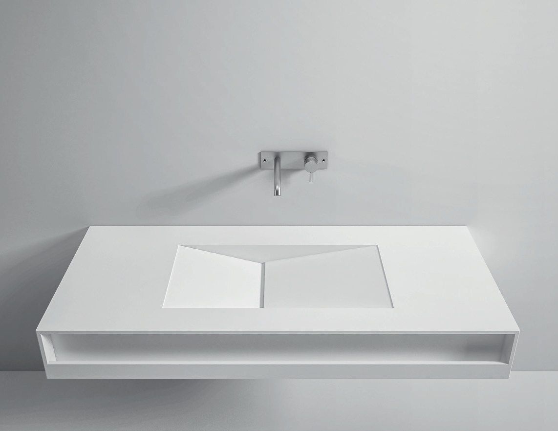 Раковина Corian® с держателем для полотенец Rexa уникальный ARCH-00088637 - Вид №3