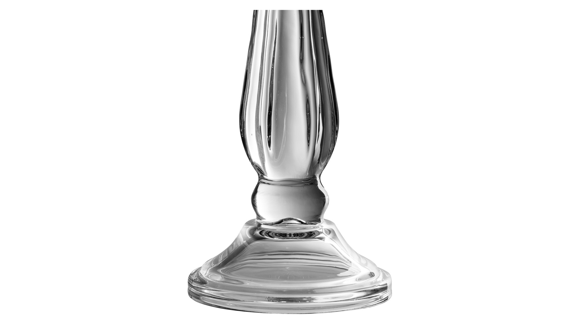 10629112 Rasteli Подсвечник стеклянный Rasteli "Король" 29,9см Стекло  - Вид №3