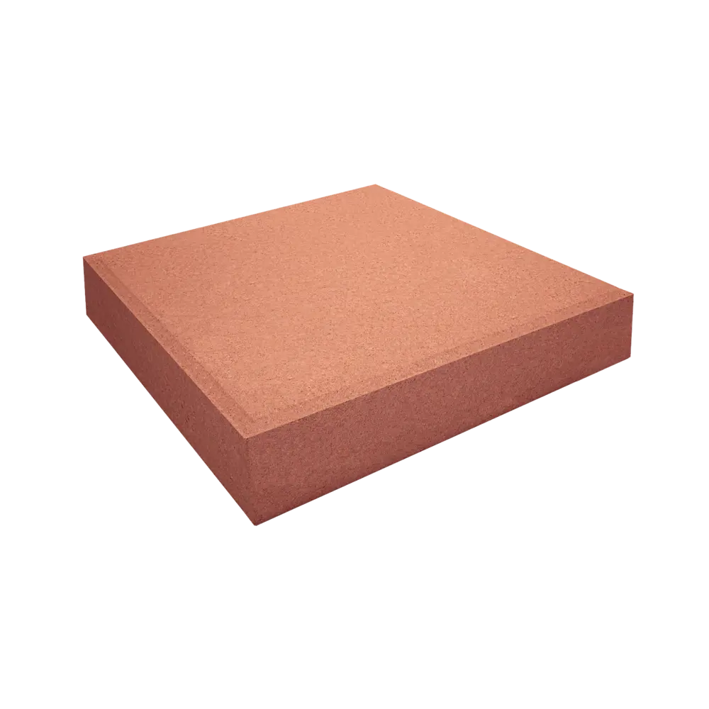 Плитка тротуарная Гладкая 300x300x60 мм красный 82907326 STLM-2010883 Santreyd 