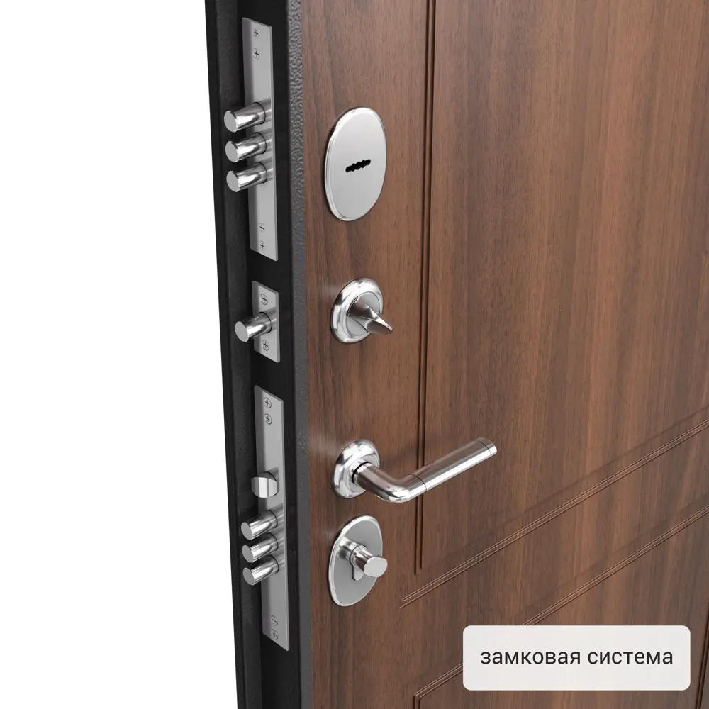 Дверь металлическая Гарант, 860 мм, левая, цвет антик орех TOREX STLM-2091461 - Вид №2