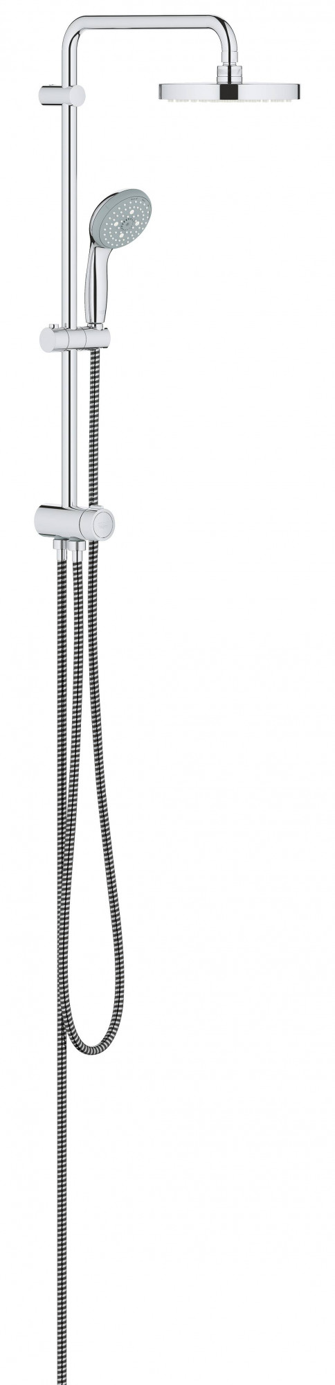 Душевая система GROHE New Tempesta 200 с переключателем (без смесителя), хром (27389001)