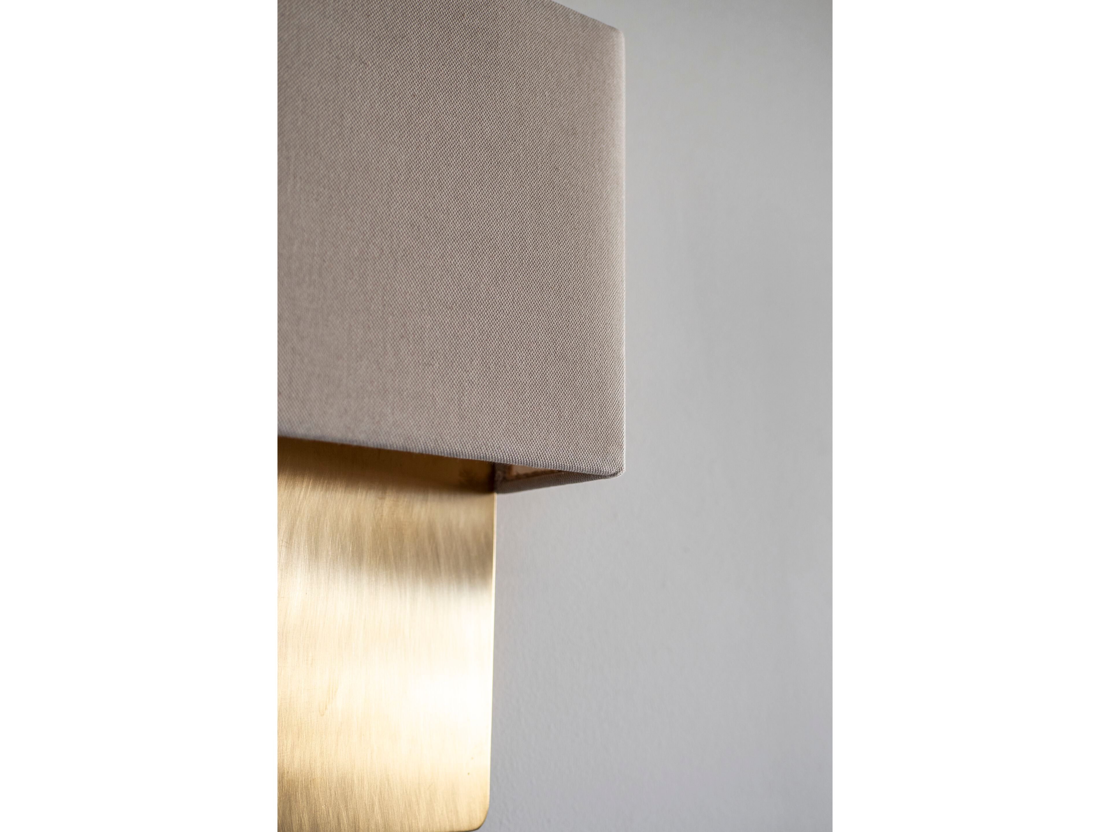 Светодиодный настенный светильник из латуни и ткани 247LAB RB ARCH-00064264 - Вид №5