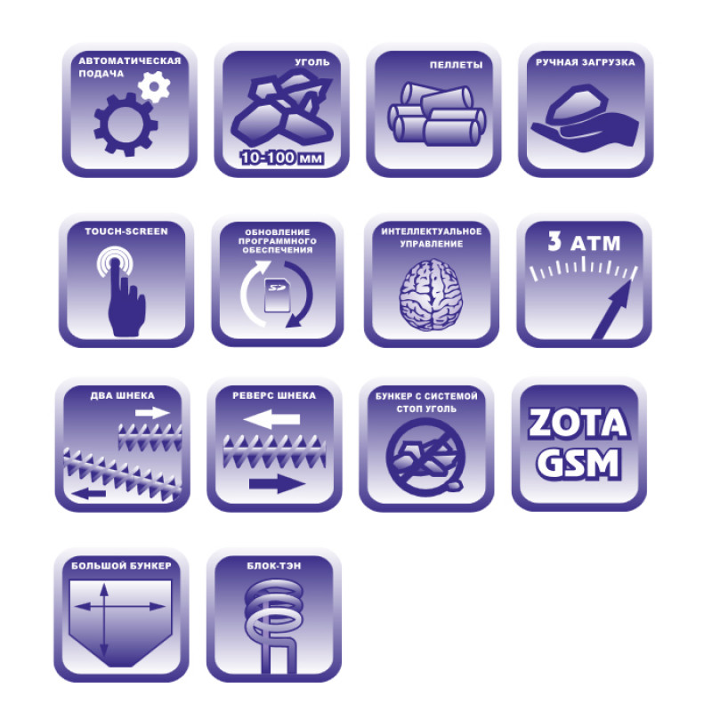 Угольный котел Zota Стаханов 100 СТАХАНОВ100 - Вид №1