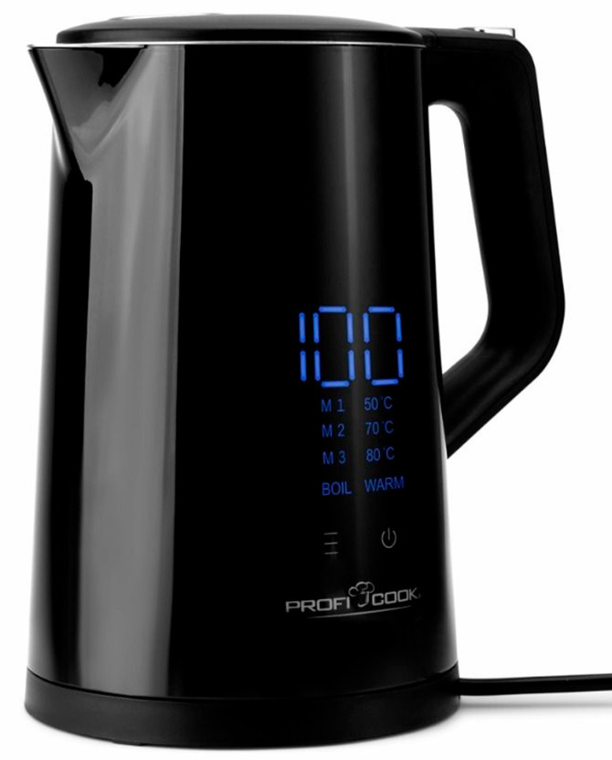 9045609 Электрочайник Profi Cook PC-WKS 1243 schwarz черный ProfiCook STDN-0036651