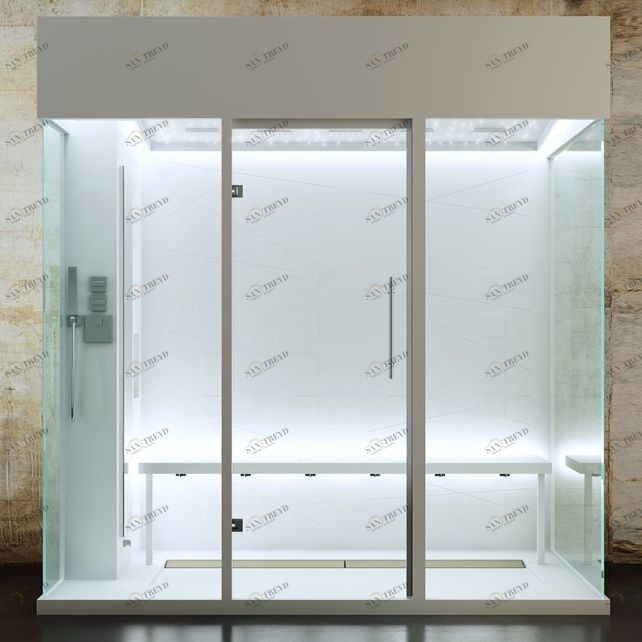 Moma Design Хаммам пристенный KING SIZE3 белый SEHMKS3